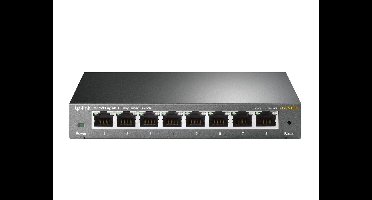 TP-Link TL-SG108E - Netwerk Switch - Smart managed - 8 poorten