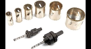 11 Delige Professionele Diamant Gatenzaag set 19 - 57 mm