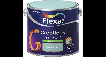 Flexa - Creations - Muurverf - Extra Mat - Vintage Blue - 2,5 liter