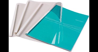Fellowes thermische inbindmappen A4, 6mm wit 100 stuks