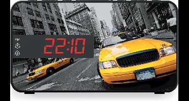 Bigben RR15 - Wekkerradio - LED display - New York Taxi