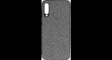 Shop4 - Samsung Galaxy A50 Hoesje - Harde Back Case Denim Grijs