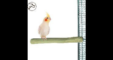Java Perch Zitstok BACK ZOO NATURE - Natuurlijke Zitstok van Java Hout - 30x3-4 cm, Uniek en Bevestigbaar