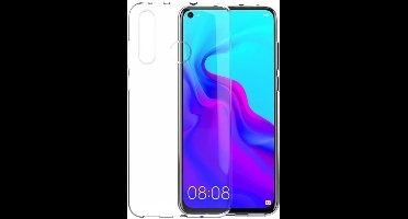 Shop4 - Huawei Y7 2019 Hoesje - Zachte Back Case Transparant