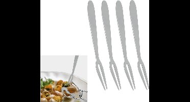 Metaltex - Set van 4 Slakkenvorken