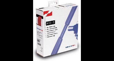 HellermannTyton 308-31802 Krimpkous zonder lijm Rood 18 mm 6 mm Krimpverhouding:3:1 4 m
