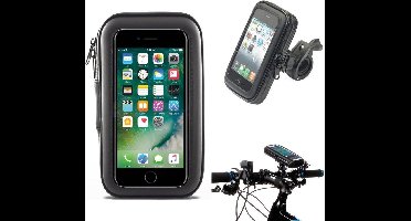 Telefoonhouder Fiets Waterdicht - GSM Houder Fiets - Smartphone Houder Fiets voor alle Telefoons tot 4.7 inch