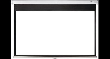 Optoma PWC - Projectiescherm - aan het plafond monteerbaar monteerbaar aan muur - 92 inch (233.7 cm) - 16:9 - Matte White