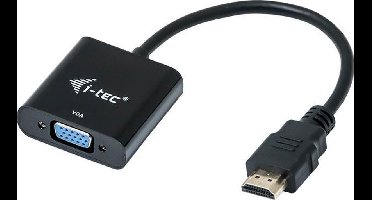 HDMI to VGA Adapter i-Tec HDMI2VGAADA Black 15 cm