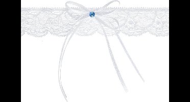 """kant garter met a lint, wit"""