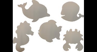 Creotime Zeedieren Teach Me 18,5 - 26 Cm Karton Wit 16 Stuks