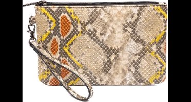 Zebra Trends Clutches Natural Bag Clutch - geel