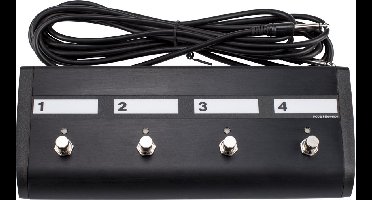 Marshall PEDL00045 4-fach Footswitch voor JVM Serie - Voetschakelaar voor gitaarversterkers