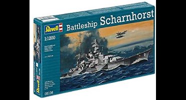 Revell Scharnhorst, Marineschipmodel, Montagekit, 1:1200, Scharnhorst, Kunststof, Ambitieus
