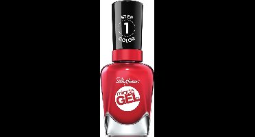 Sally Hansen Miracle Gel Nagellak - 444 Off with her Red!