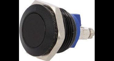 Drukschakelaar 16mm rond - IP65 - vandalismebestendig