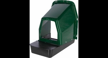 Kerbl Kippenlegkast met blad 37x44x49.5 cm kunststof groen