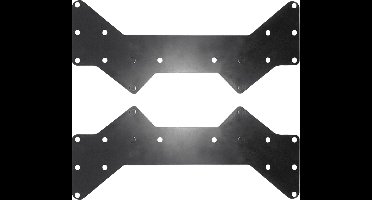 VESA-adapter VESA 200 (beugel) naar VESA 300/200, 300, 400/200, 400/300 en 400 (scherm) / zwart