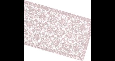 Unique Living | Tafelloper Amira vinyl 40x150cm oud roze