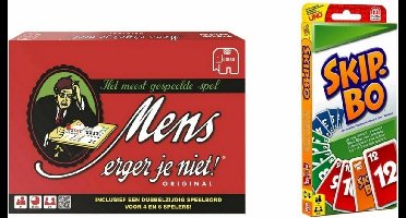 Spellenbundel - 2 Stuks - Mens Erger Je Niet & Skip-Bo