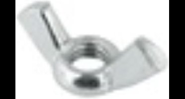 Vleugel moer verzinkt - M4 - inhoud 6 stuks. Homefix.