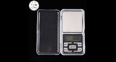 Mini weegschaal - Precisie weegschaal - 0 tot 200gram - Kleine weegschaal - Pocket scale