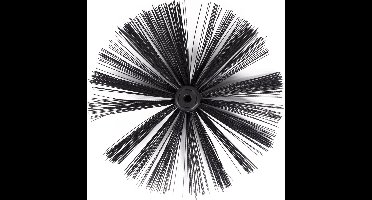 Hofftech Schoorsteen - Luchtkanaal Borstel 400 mm