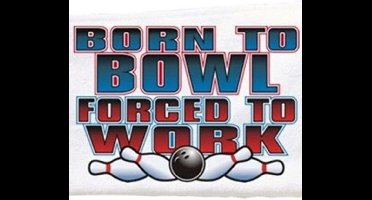 Bowling Bowlinghanddoekje Fun Towel 'Born to Bowl'