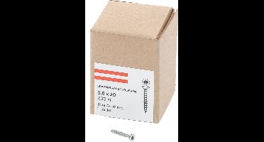 Hoenderdaal Spaanplaatschroef verzinkt platverzonken kop TX10 voldraad 3.0X20 (per 200 stuks)
