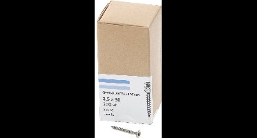 Hoenderdaal Spaanplaatschroef RVS platverzonken kop TX10 voldraad 3.5X30 (per 200 stuks)