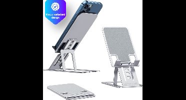 YUCONN Flexibele Telefoonhouder bureau - Opvouwbare en Verstelbare Telefoonstandaard - Telefoon statief -  aluminium