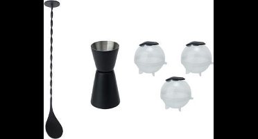 Cocktail Set  Set5 Ice Cubemixingspoon Jigger