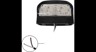 ProPlus Kentekenverlichting LED - Waterdicht - ECE E-gekeurd - 12V & 24V - 70 x 42 mm