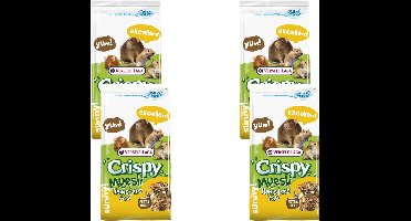 Versele-Laga Crispy Muesli Hamsters & Co - Hamstervoer - 4 x 2.75 kg
