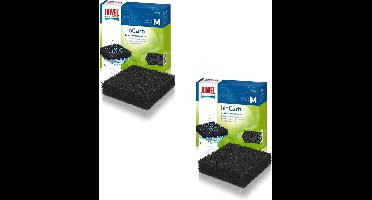 Juwel – Biocarb (Koolpatroon) - Compact (M) – Filterspons - Zwart - 2 stuks