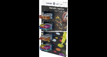 Schneider metallic marker - Paint-It 010 - lijnbreedte 0.8mm - display 70 stuks - S-ML01030701