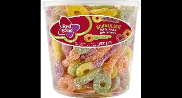 Red Band Toversleutels - 6 emmers à 100 stuks - Zacht snoep - Winegums met fruitsmaak - Snoep in emmers