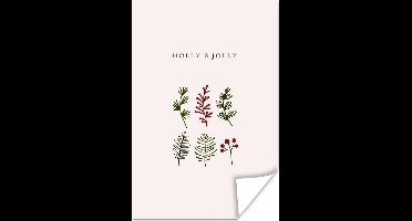 Poster Planten - Kerst - Quotes - 20x30 cm - Kerstmis Decoratie - Kerstversiering - Kerstdecoratie Woonkamer - Kerstversiering - Kerstdecoratie voor binnen - Kerstmis