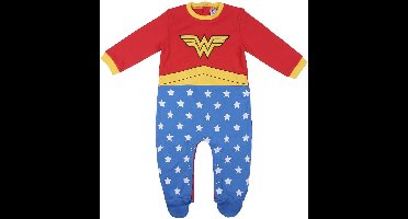 Wonder woman baby romper met voetjes - DC comics - superheldin - 62cm