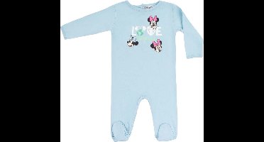 Baby romper boxpakje - Minnie Mouse - Bio Katoen - Blauw - 18 maanden (81 cm)