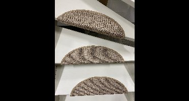 Trapmatten Como- 56 x 16 x 4 cm- Licht Beige- 15 stuks