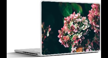 Laptop sticker - 14 inch - Rozen - Plant - Wit - 32x5x23x5cm - Laptopstickers - Laptop skin - Cover