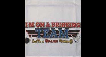 Bowling Bowlinghanddoekje Fun Towel 'Drinking Team'