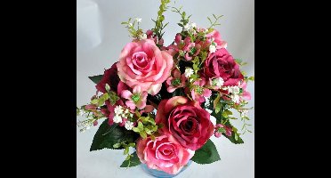 Kunstbloemen- bloemen- kunstbloemen voor binnen- kunstplant- Nepbloemen- boeket