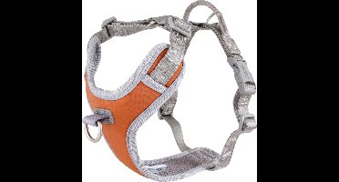 Hurtta anti trek Venture harness no-pull buckthorn oranje, 40-45cm
