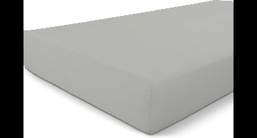 Byrklund Jersey Hoeslaken - Hoeslaken 90x220 - 100% Katoen - Licht Grijs
