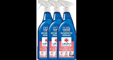 Blue Wonder Desinfectie reiniger spray - 3 x 750 ml voordeelverpakking
