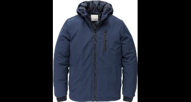 Cast Iron jas donkerblauw capuchon