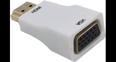 HDMI naar VGA adapter - compact / wit