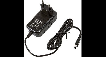 Game console lader 4,75V / 1,6A / 7,6W voor Wii U GamePad controller / zwart